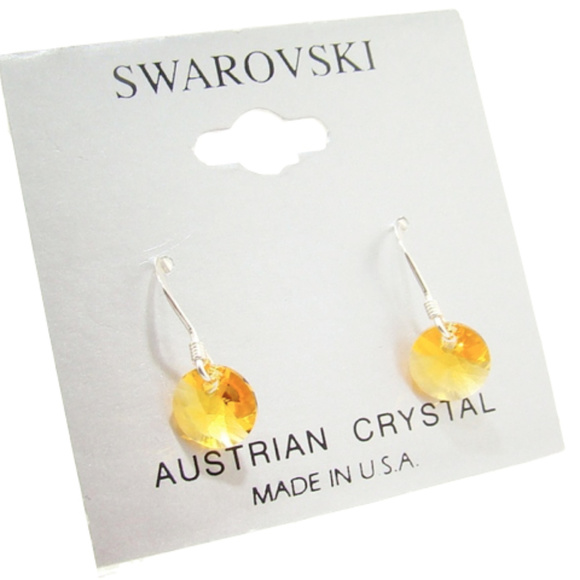 Swarovski Crystal Drop Earrings - Picture 1 of 1